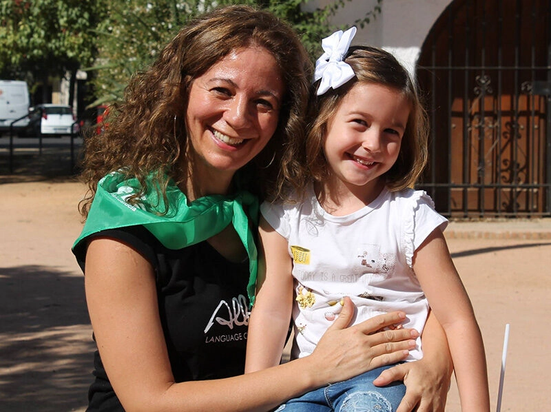 Equipo docente de la academia de inglés en el Colegio La Merced de Madrid