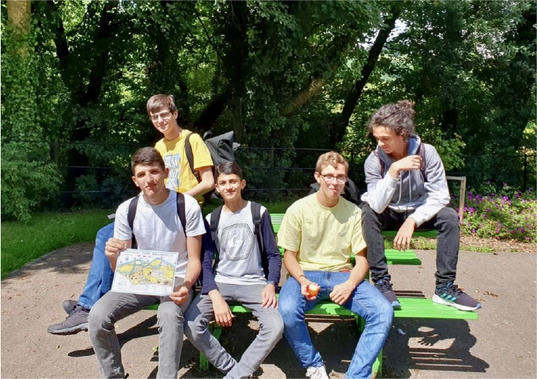 Estudiantes durante un curso de inglés en el extranjero en Cork, Irlanda